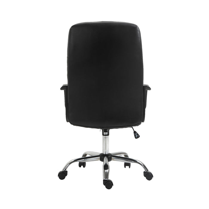 Director's chair Mega Chrome, eco-leather, black