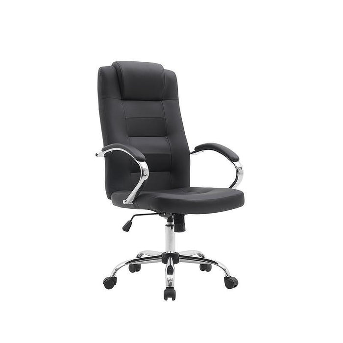 Executive chair Slash, eco-leather, black