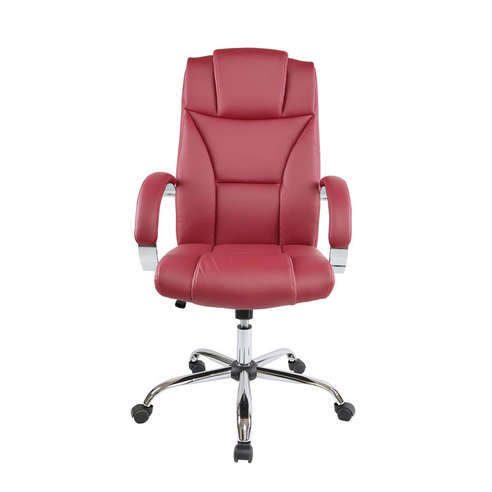 Director's chair Aida, eco-leather, burgundy
