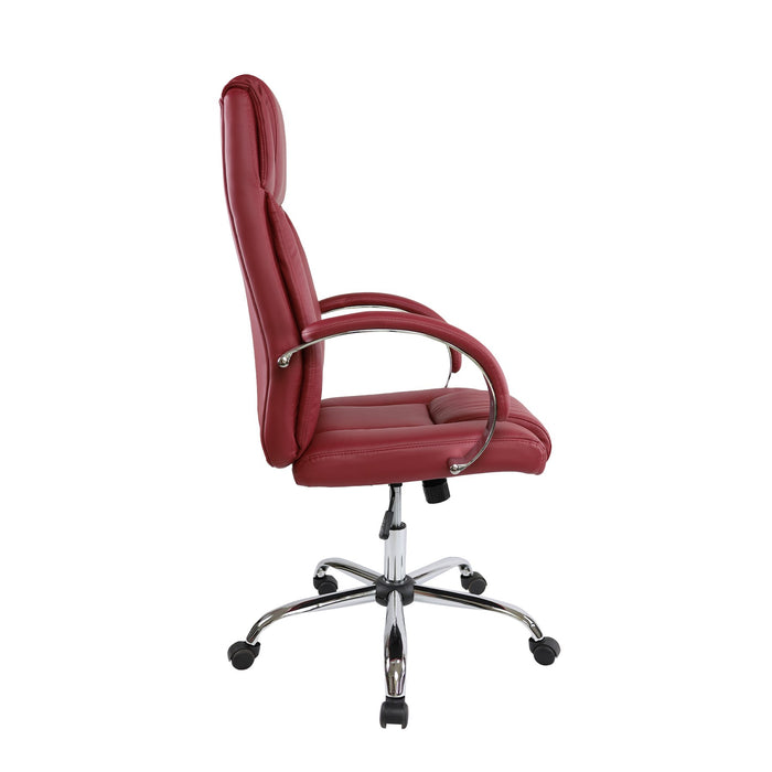 Director's chair Aida, eco-leather, burgundy