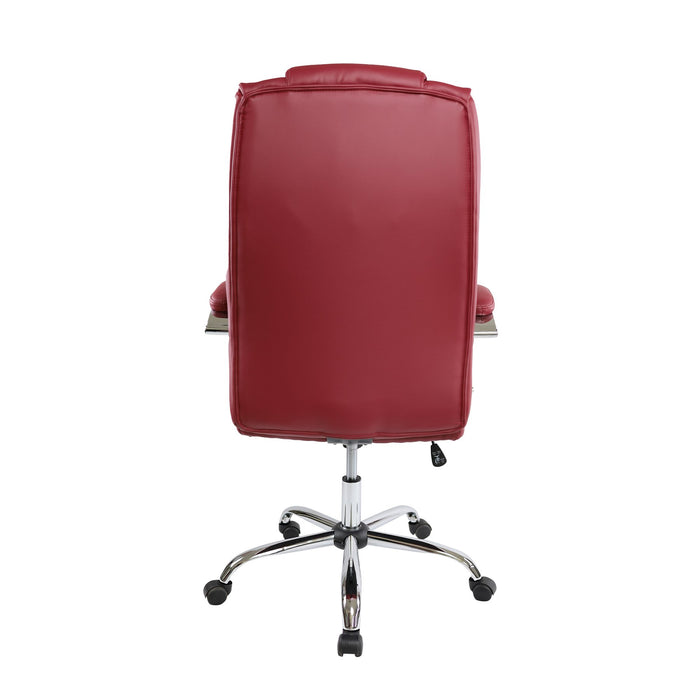Director's chair Aida, eco-leather, burgundy