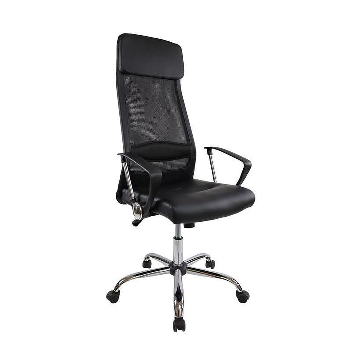 Executive chair Roby, eco-leather, black