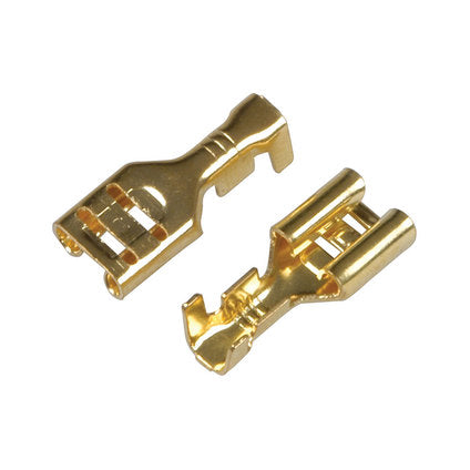 CABLE TERMINALS FLAT MALE, YELLOW