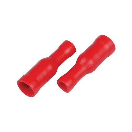 CABLE TERMINALS ROUND FEMALE, RED