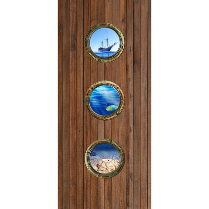 PHOTO WALLPAPER VERTICAL 90X202 CM. 1Ch. SHIP