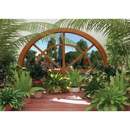 PHOTO WALLPAPER STANDARD 360X254 CM. 4 H. WINTER GARDEN