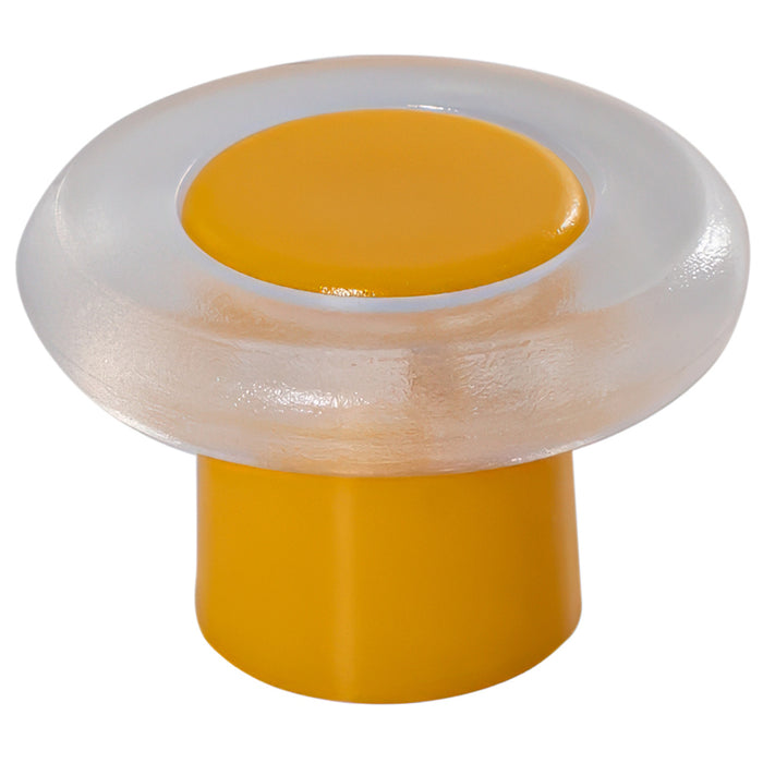 FURNITURE HANDLE CRYSTAL YELLOW
