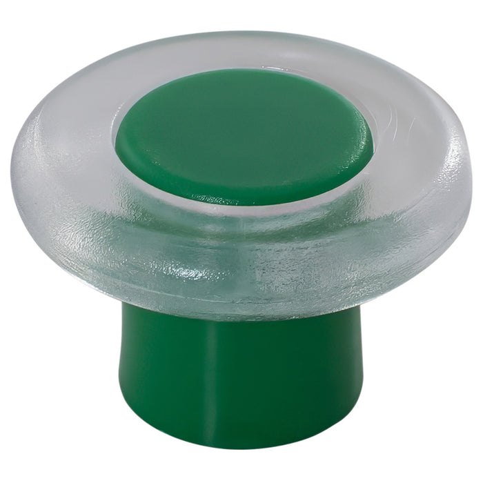 FURNITURE HANDLE CRYSTAL GREEN