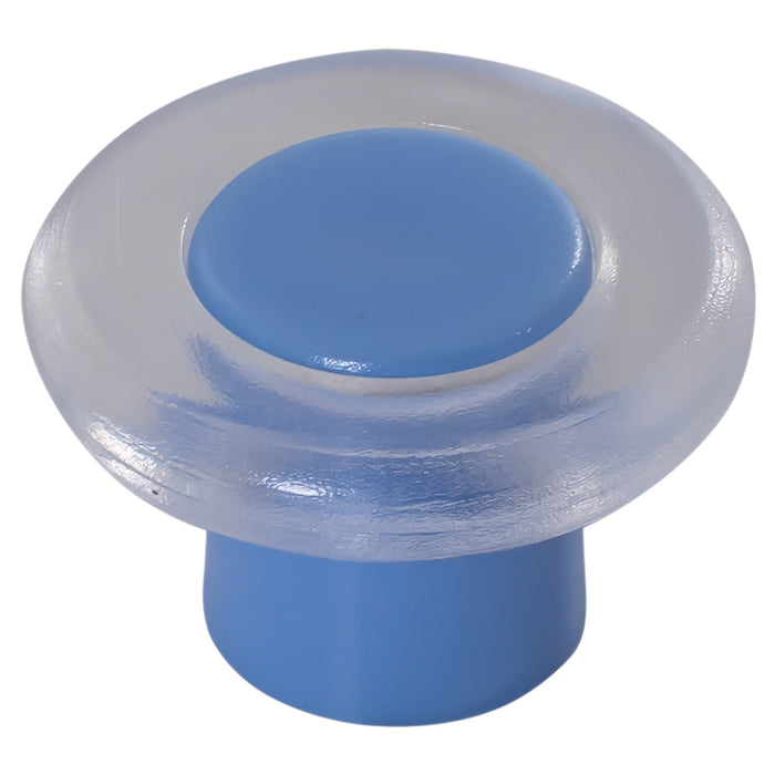 FURNITURE HANDLE CRYSTAL LIGHT BLUE