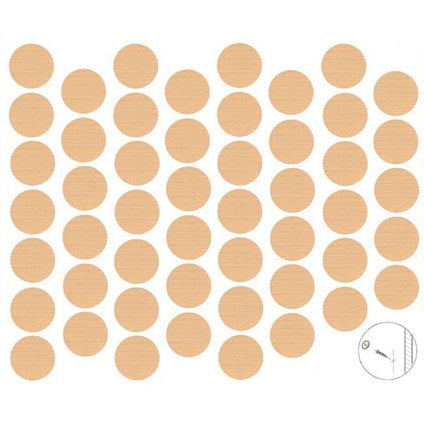 SELF-ADHESIVE SCREW CAPS 50 PCS.