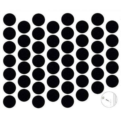 SELF-ADHESIVE SCREW CAPS 50 PCS.