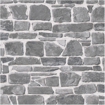 WALLPAPER DUPLEX RASCH'17 STONE CONCRETE