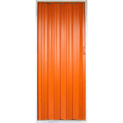 FOLDING DOOR ACCORDION PVC CHERRY