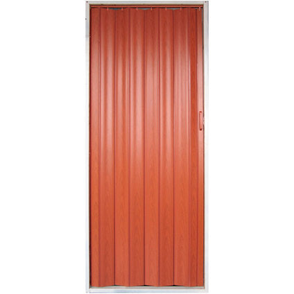 FOLDING DOOR ACCORDION PVC WALNUT