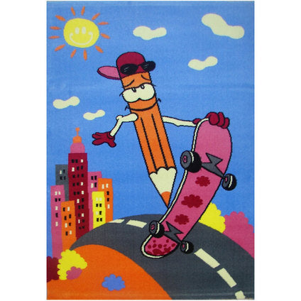 CHILDREN'S CARPET PENCIL 100X150 CM RIGHT. 800