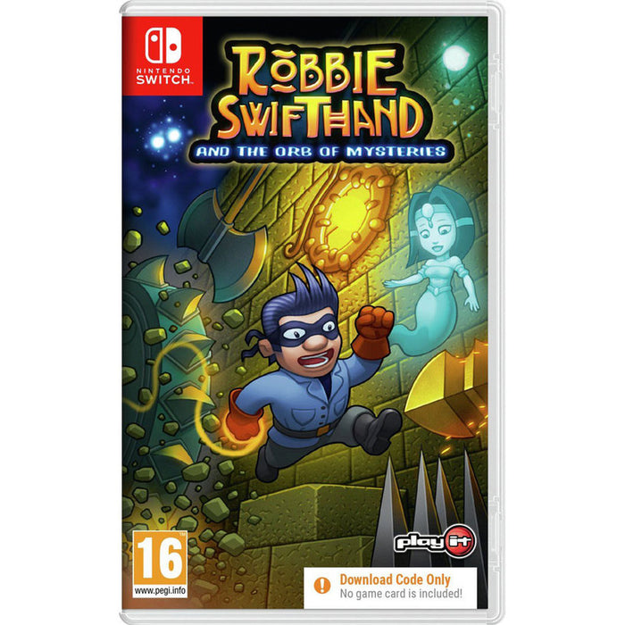 Game ROBBIE SWIFTHAND AND THE ORB OF MYSTERIES CODE IN NINTENDO SWITCH BOX