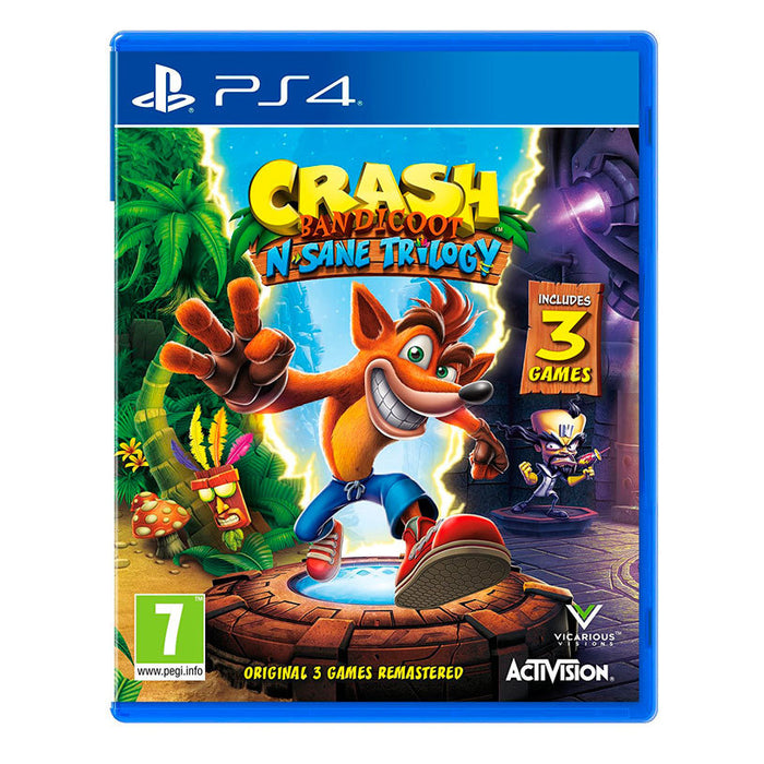 CRASH BANDICOOT N.SANE TRILOGY PLAYSTATION 4 PS4 Game