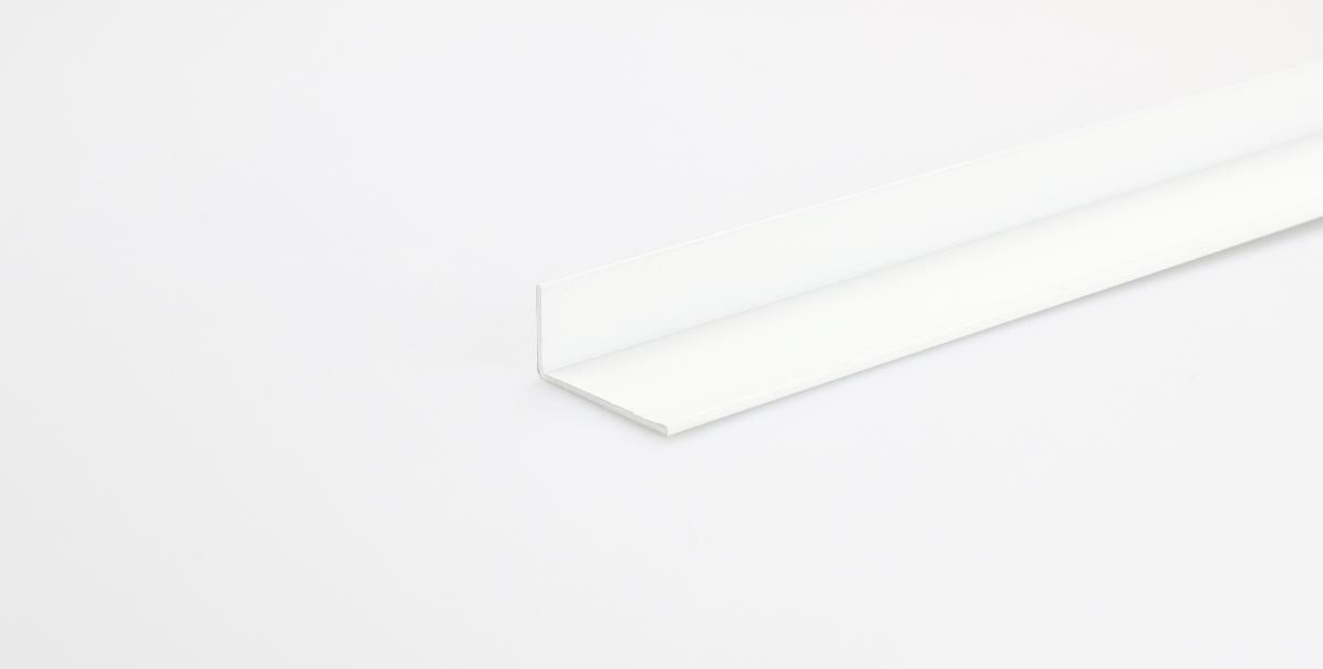 PROFILE L 2M 15X10 ALUMINUM WHITE