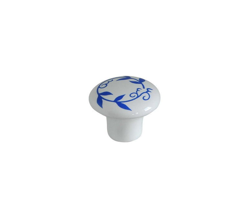 FURNITURE HANDLE F35 WHITE CERAMIC B B.