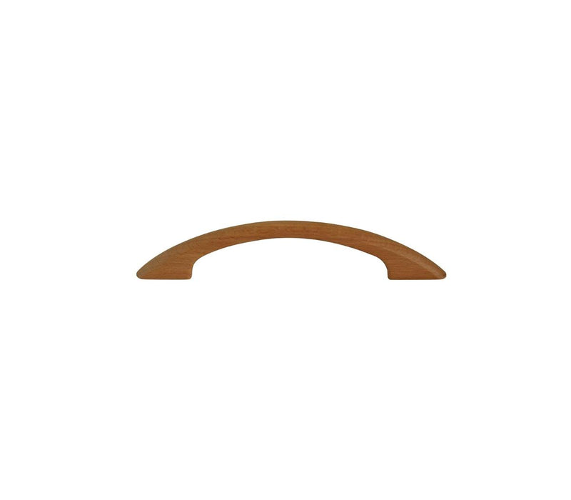 FURNITURE HANDLE 96MM LACQUERED BEECH B BEAUTY