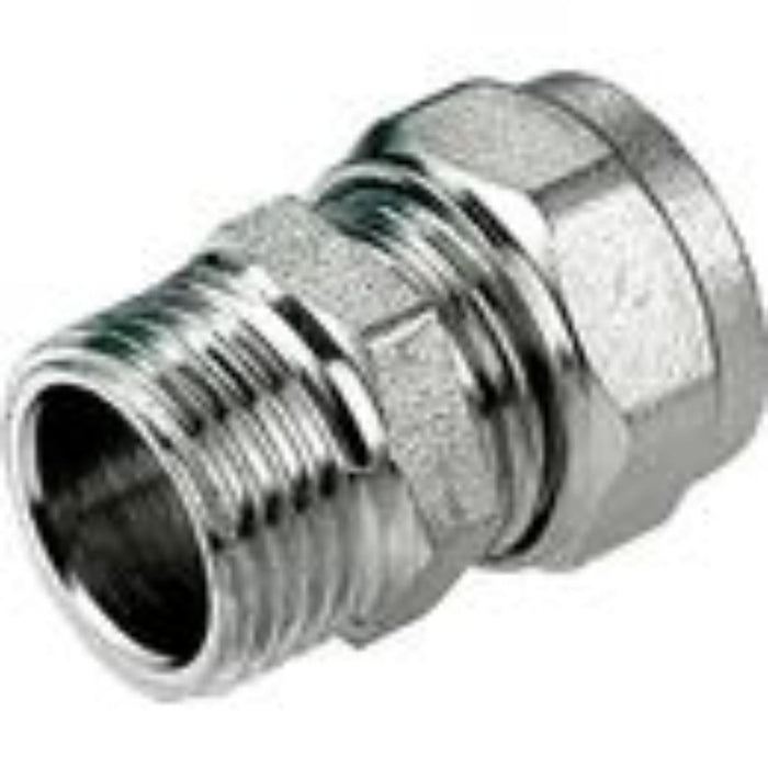 CONNECTION STRAIGHT 1/2X20 ALUMINUM MALE