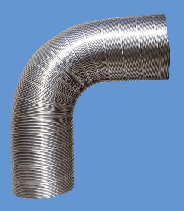 FLUE 2M F180 MM STAINLESS CORRUGATED