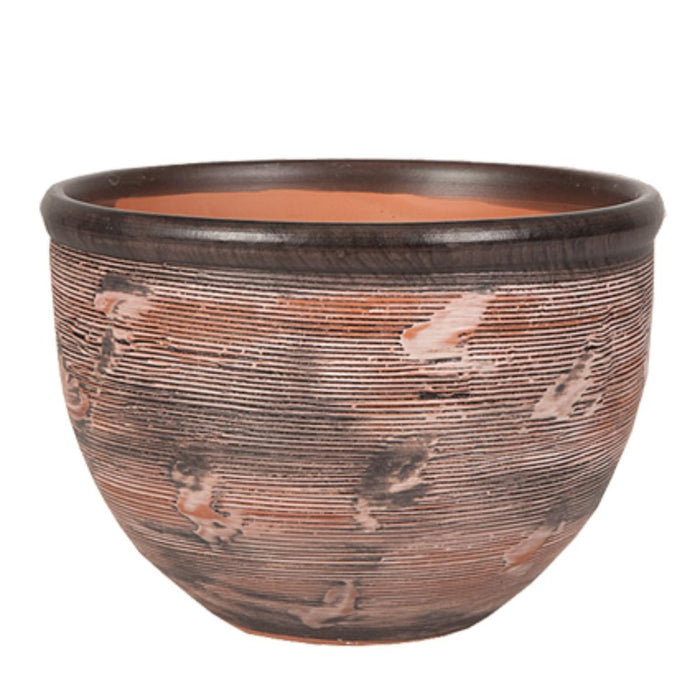 ANTIQUE POT 33/15 BLACK/WHITE