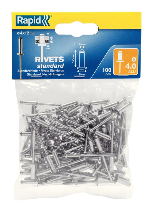 POP RIVETS 4.0X12MM STANDARD