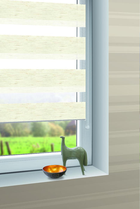 DOUBLE ROLLER BLIND 72.5X150 CM MELANGE NAT