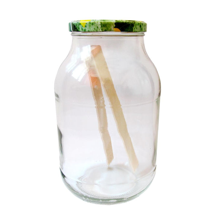 JAR 3L WITH WOODEN CLIP F100