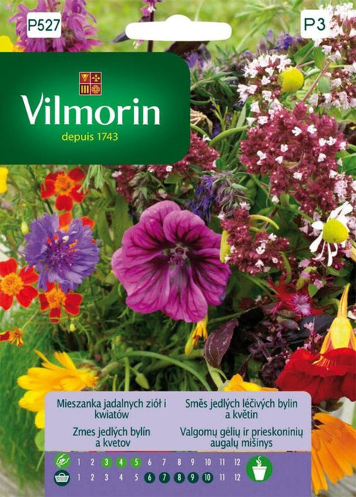 SEEDS EDIBLE FLOWERS MIX VILMORIN