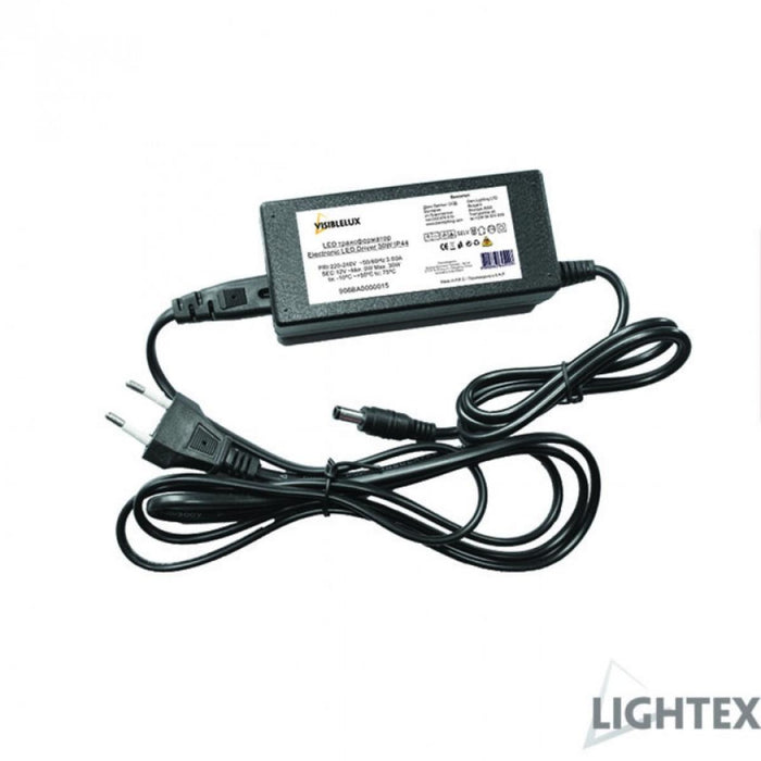 TRANSFORMER LED 12V 60W 5A PLASTIC I