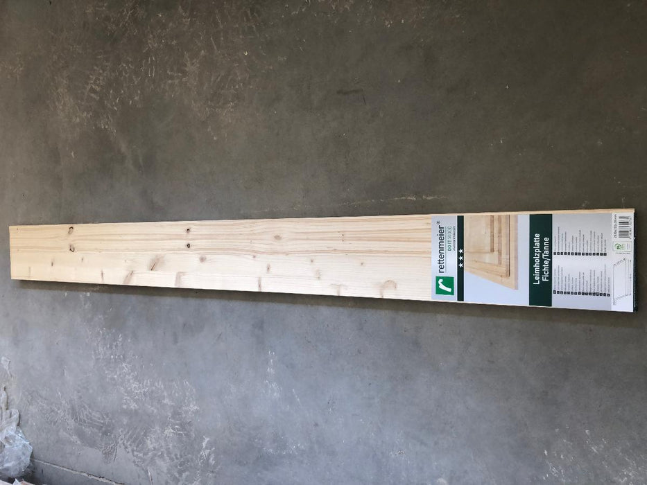 WOODEN GLUE TOP PROFILI BG 200X40X1.8 CM.