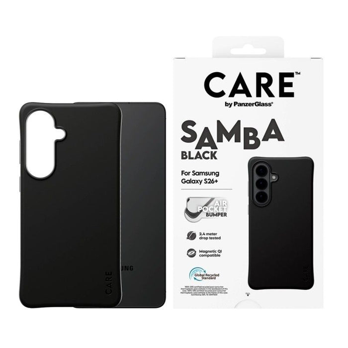 CARE by PanzerGlass Samba Black Qi Case for Samsung Galaxy S26+ - Black