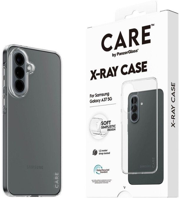 CARE by PanzerGlass Fashion X-Ray Case for Samsung Galaxy A37 - Transparent