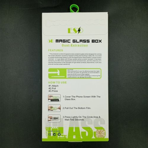 iPhone 16 Pro Screen Protector Tempered Glass 9H with installation frame Transparent