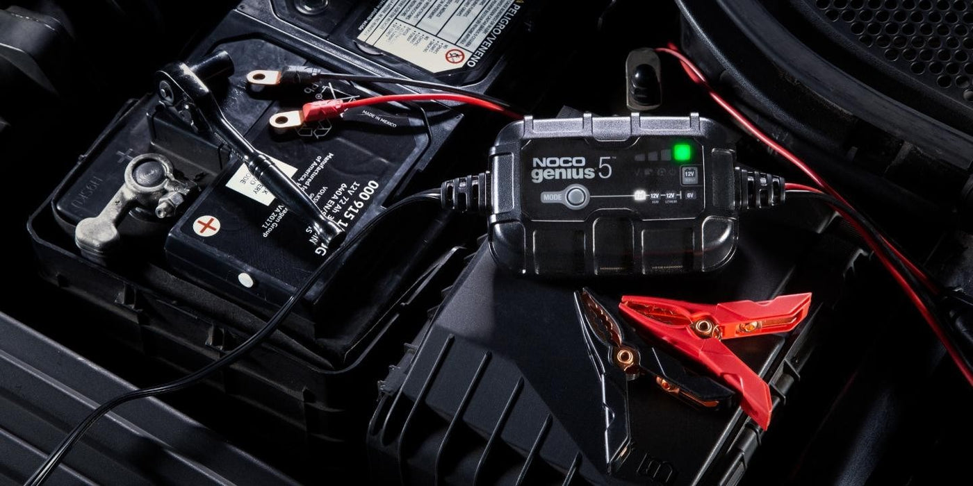 NOCO GENIUS5 5A Battery charger for 6V/12V batteries with maintenance and desulphurisation function