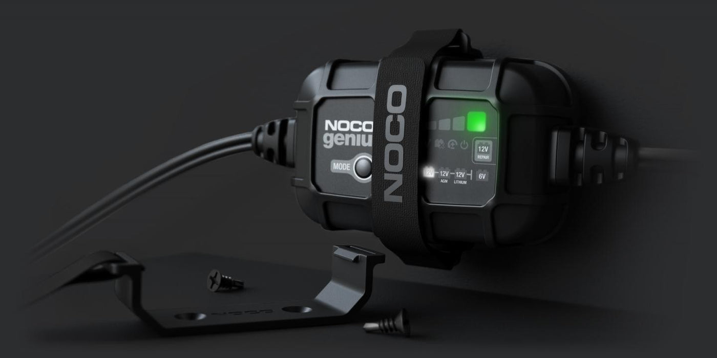 NOCO GENIUS5 5A Battery charger for 6V/12V batteries with maintenance and desulphurisation function