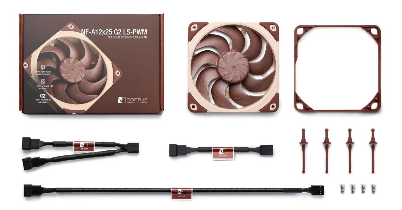 Noctua 120mm NF-A12x25 G2 LS-PWM fan