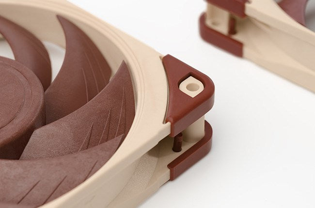 Noctua NF A12x25 ULN Computer case Fan 12 cm Beige, Red
