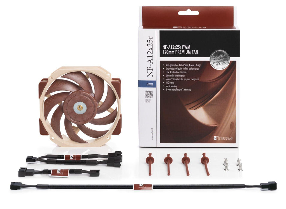 Noctua 120mm NF fan, A12x25R-PWM