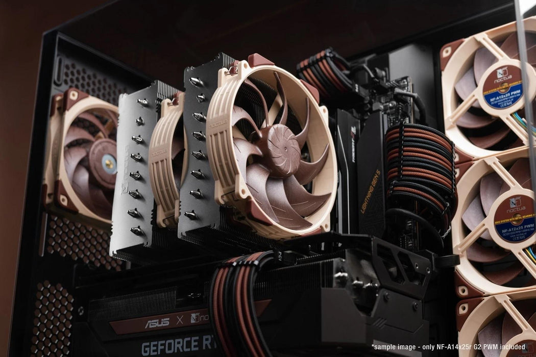 Fan set Noctua NF-A14x25r G2 PWM Sx2-PP, 2 x Fan 140mm