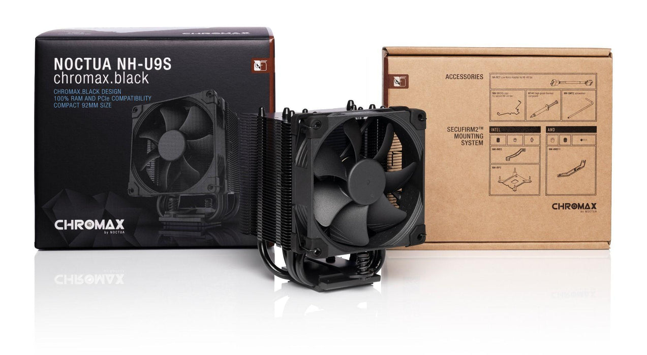 Noctua NH-U9S CPU Cooler, Chromax.black
