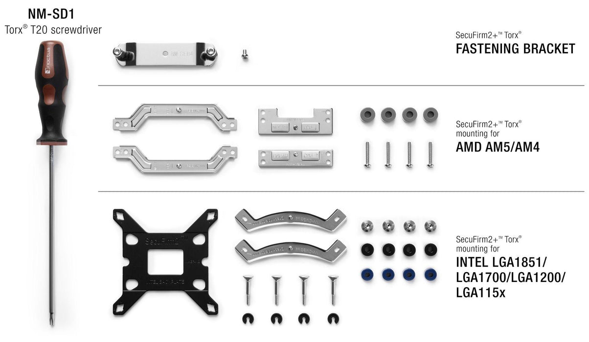 Noctua NM-M1-MP78 Cooler Mounting Kit, Multi-socket SecuFirm2+