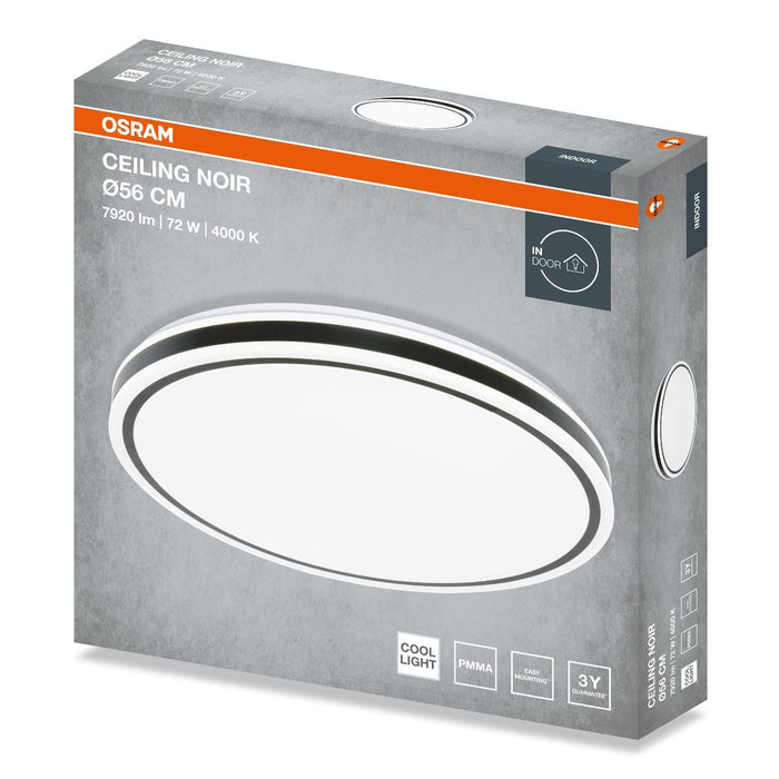 LED CEILING NOIR OSRAM 72W 4000K Ф56CM