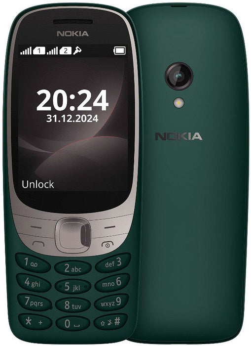 Mobile phone GSM NOKIA 6310 2025 DUAL GREEN 2.80 ", REAR CAMERA 0.30 MPx