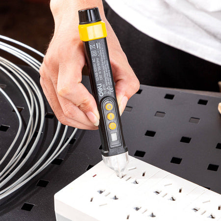 Non-contact voltage tester Deli Tools EDL8011 12/48-1000V AC (black) - Measuring tools<<<Tools<<<InnproXML