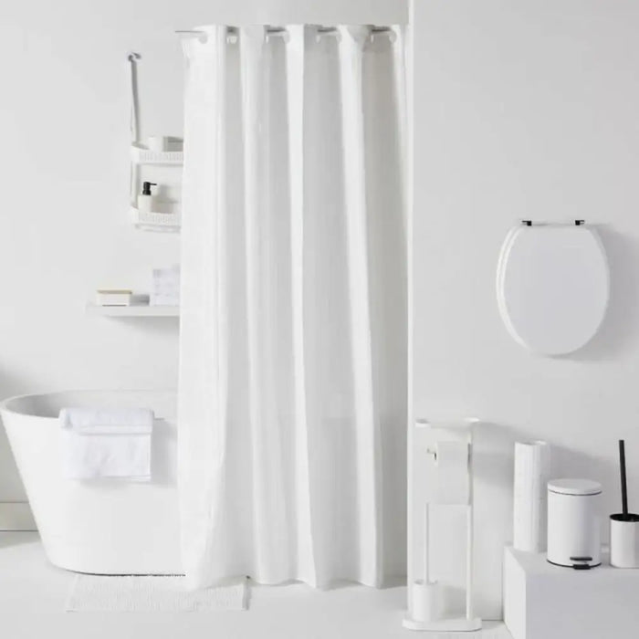 Non-Slip Bath Mat TODAY HOY - UTILITY 40 x 60 cm White polypropylene - Баня<<<Дом Градина<<<BigBuy&&&Завеси и
