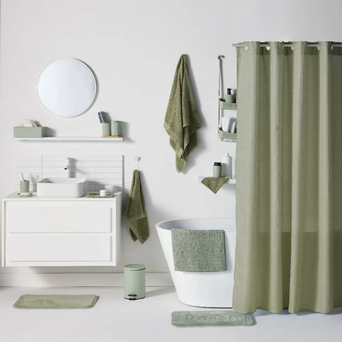 Non-Slip Bath Mat TODAY UTILITY Green 40 x 60 cm - Баня<<<Дом Градина<<<BigBuy&&&Завеси и килими<<<Баня<<<Дом