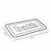 Non-Slip Bath Mat TODAY UTILITY Green 40 x 60 cm - Баня<<<Дом Градина<<<BigBuy&&&Завеси и килими<<<Баня<<<Дом